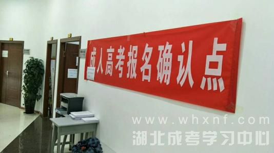 湖北省成人高考现场报名确认点